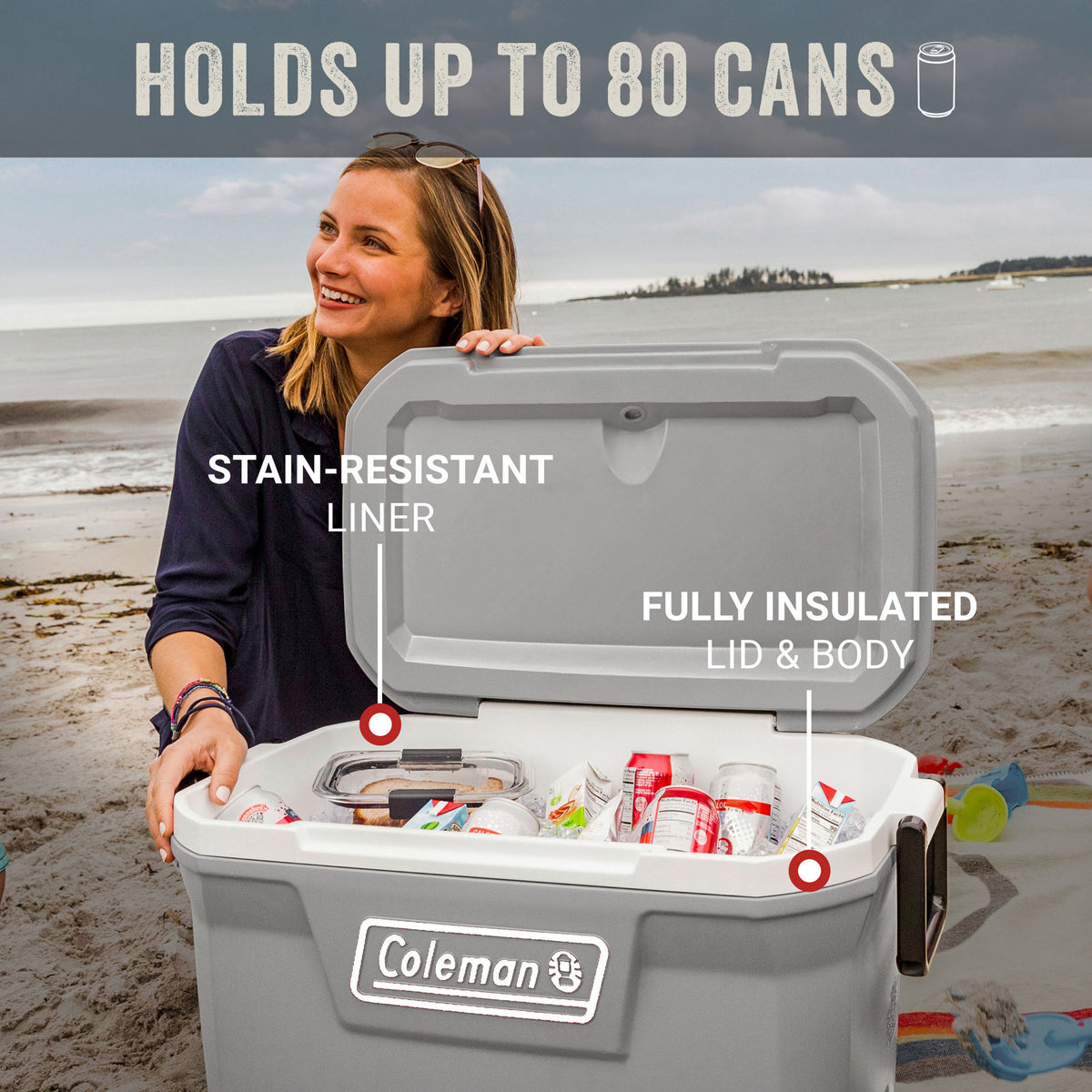 316 Series 52-Quart Hard Cooler