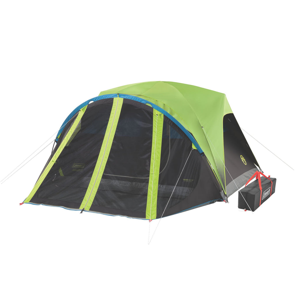 Coleman 6-Person Carlsbad Dark Room Dome Camping Tent with Screen Room