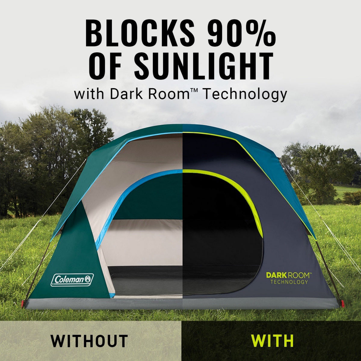 4-Person DARK ROOM SKYDOME Camping Tent