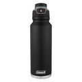 Coleman FreeFlow AUTOSEAL Stainless Steel Water Bottle, 40 oz (1.18 L), Black