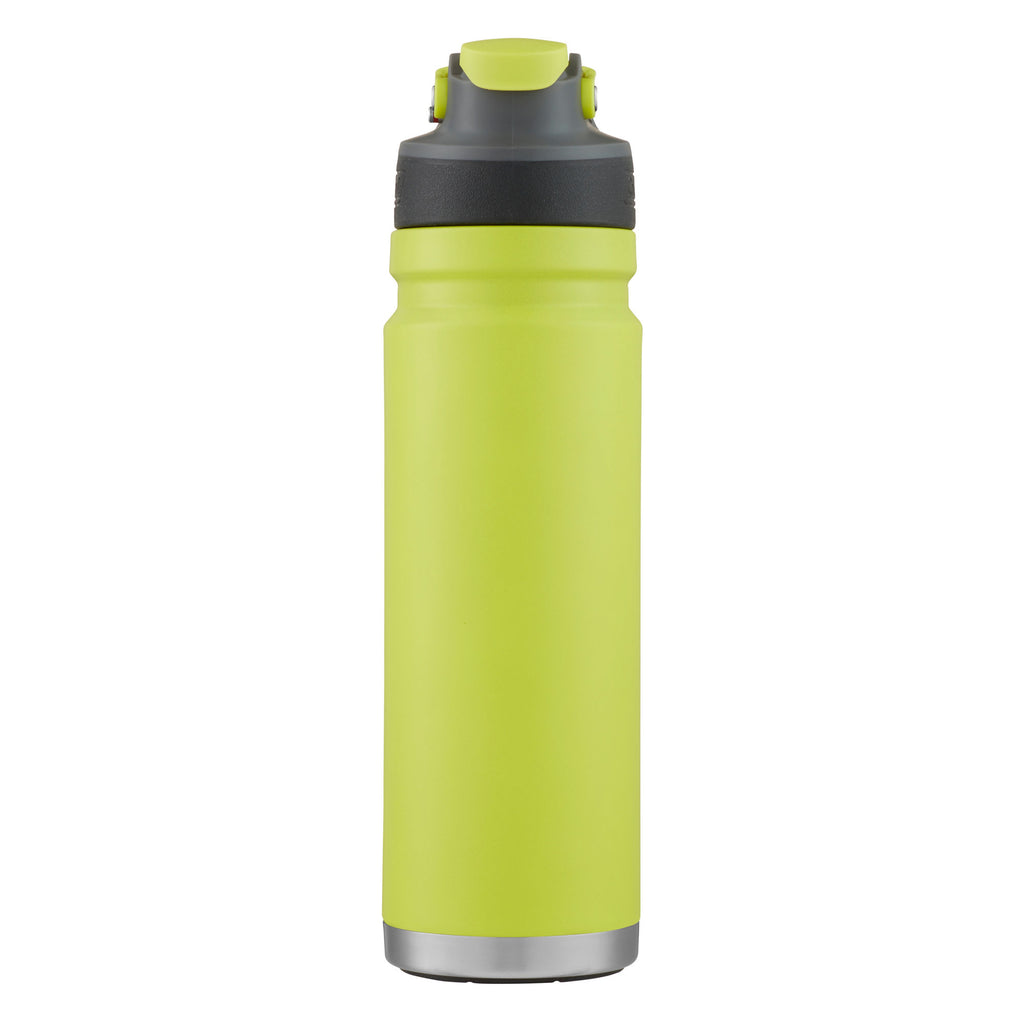 Coleman FreeFlow AUTOSEAL Stainless Steel Water Bottle, 24 oz (709 mL), Spider Mum Green