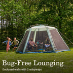 Coleman Skylodge 15 x 13 Instant Screen Canopy Tent, Moss